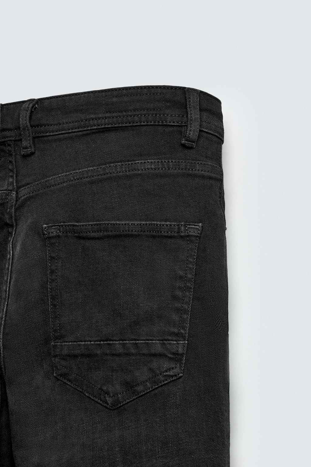 JEANS SKINNY CROPPED FIT / Negro - Zara фото 10