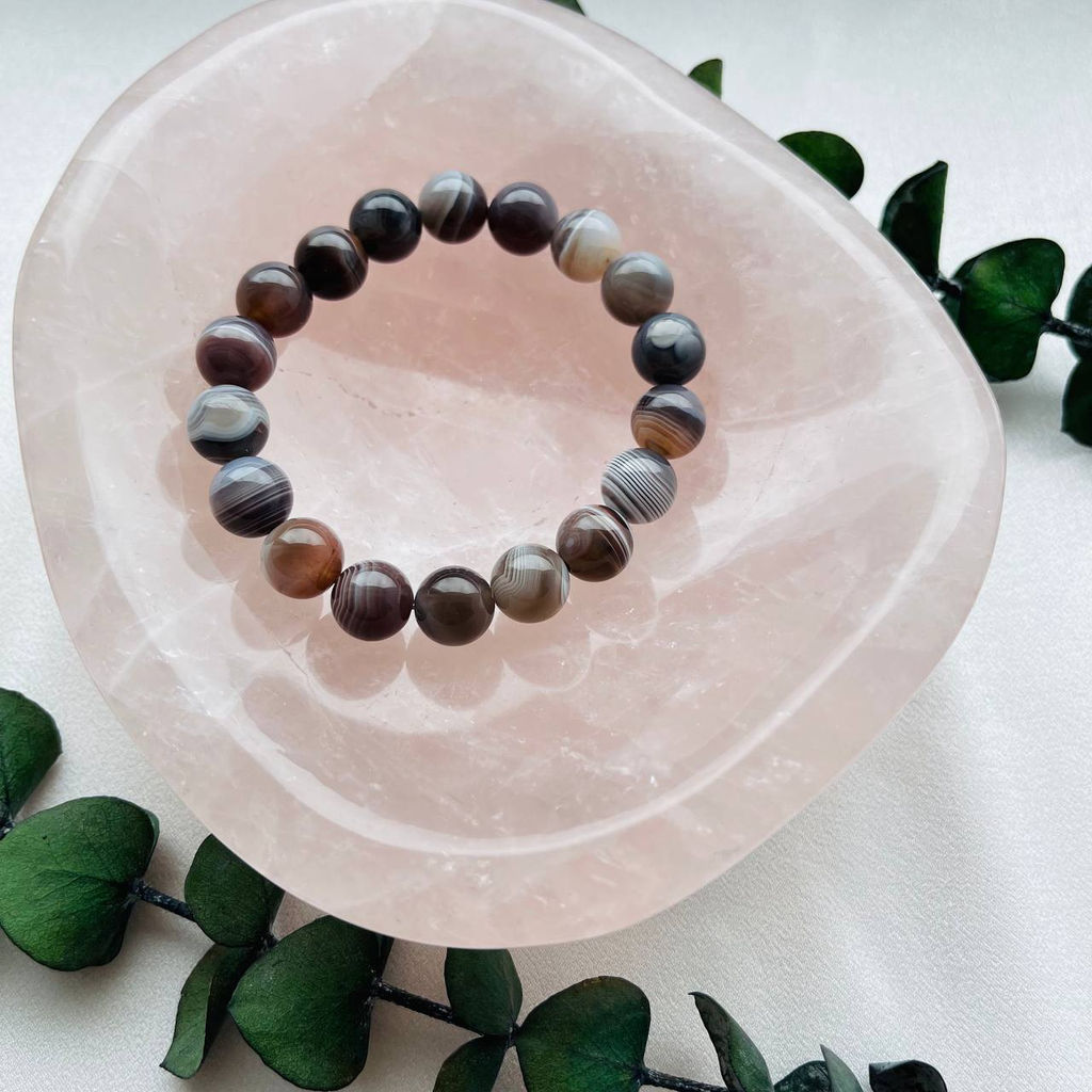 Браслет из Агата бразильского 17 см - Радуга самоцветов фото 4