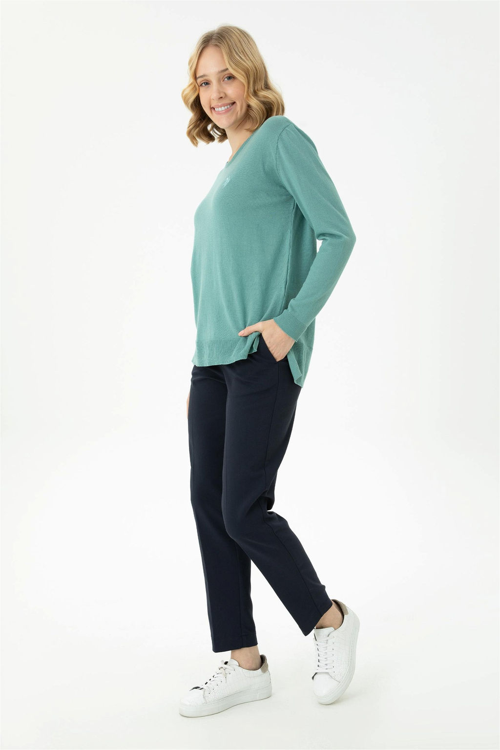 Женские темно-синие брюки - U.s. polo assn фото 10