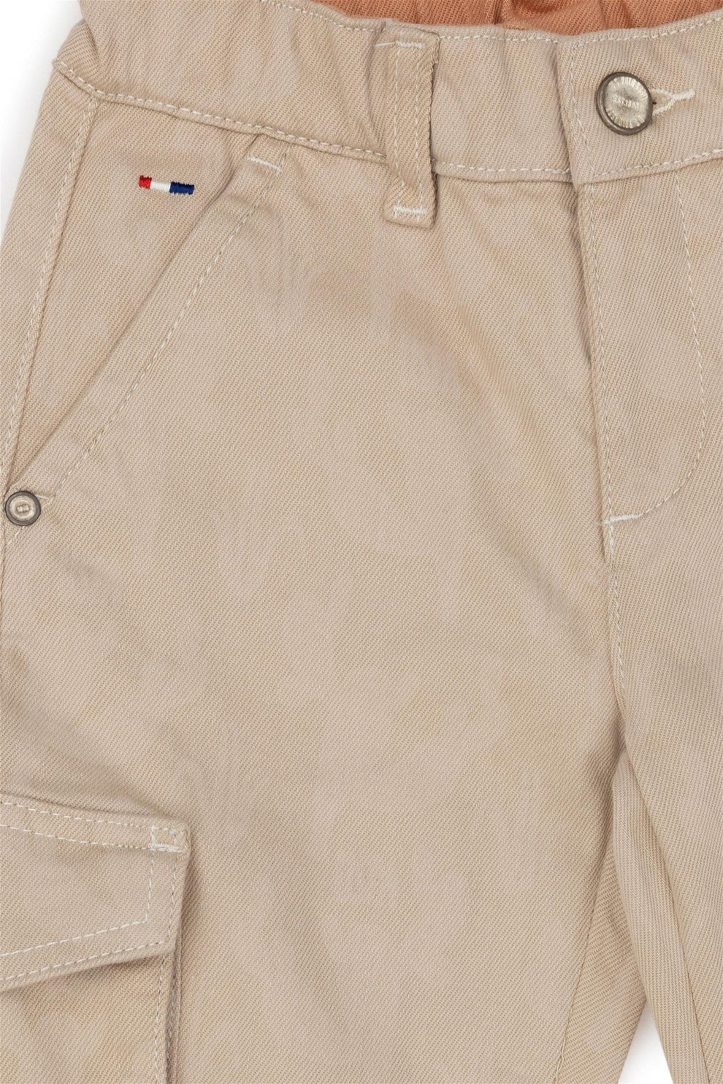 Кремовые джинсовые брюки для мальчика - U.s. polo assn фото 5