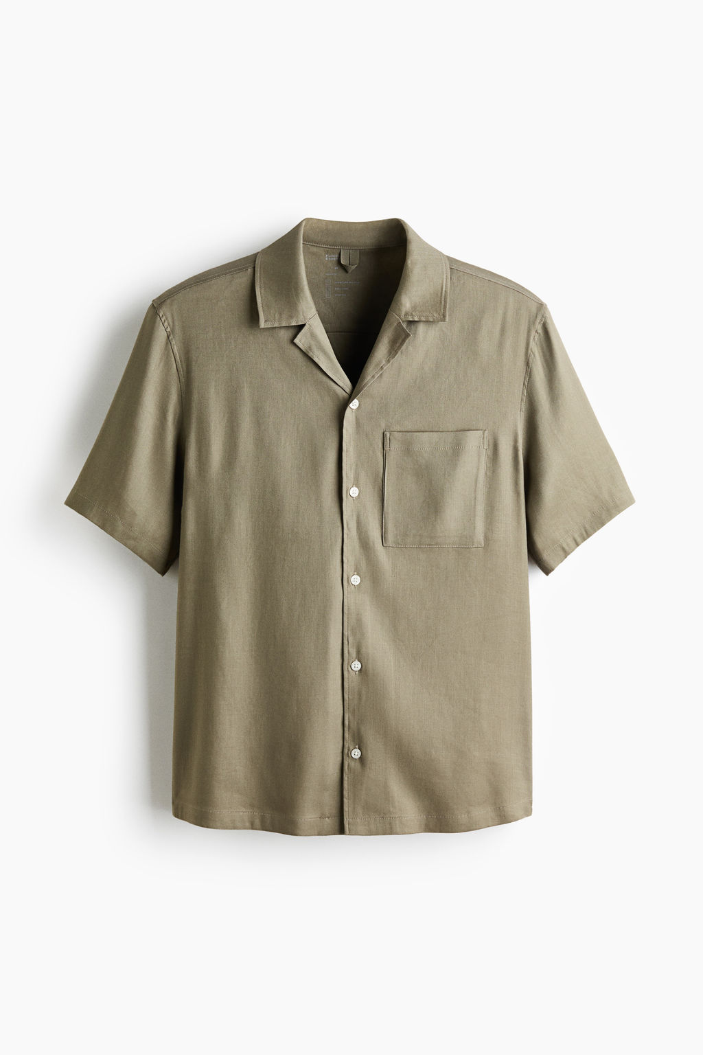 Camisa en mezcla de lino Easy Care Regular Fit - H&m фото 3