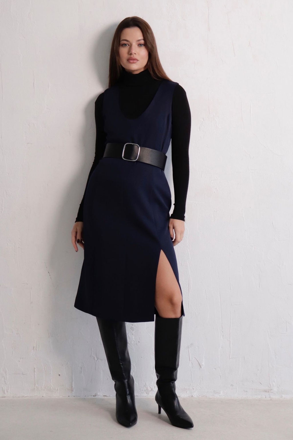 Сарафан базовый с разрезом - Martichelli фото 33