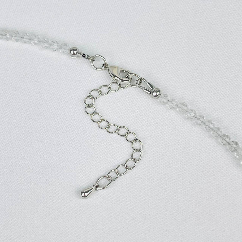 Колье из Горного Хрусталя и Аметиста 38 см +