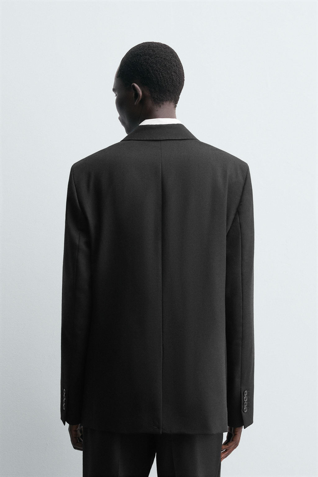 100% WOOL DOUBLE-BREASTED SUIT BLAZER - Zara фото 3