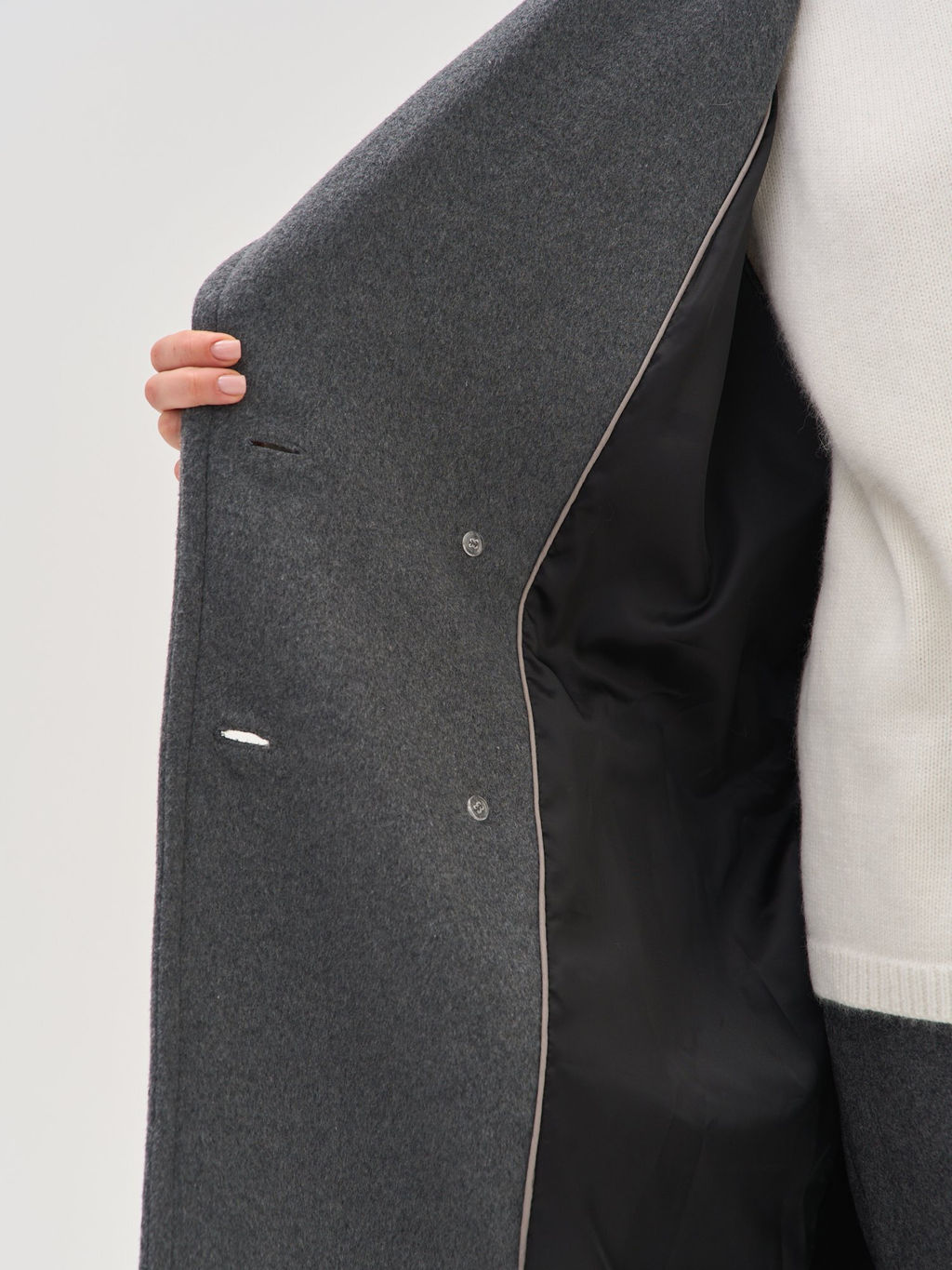 Пальто демисезонное "Графит" женское