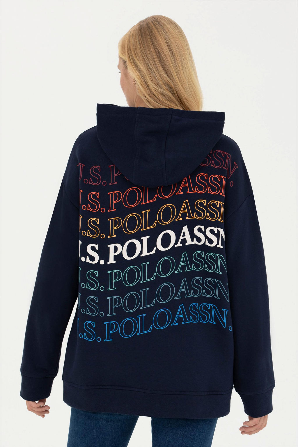 Женский темно-синий свитшот Неожиданная скидка в корзине - U.s. polo assn фото 5