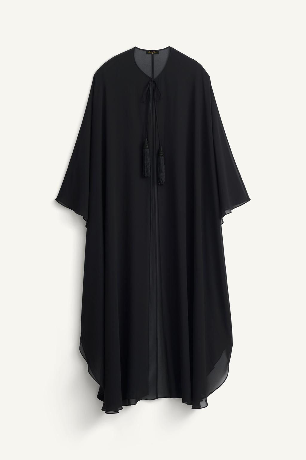 LONG TASSELLED CAPE X KATE MOSS - Zara фото 2