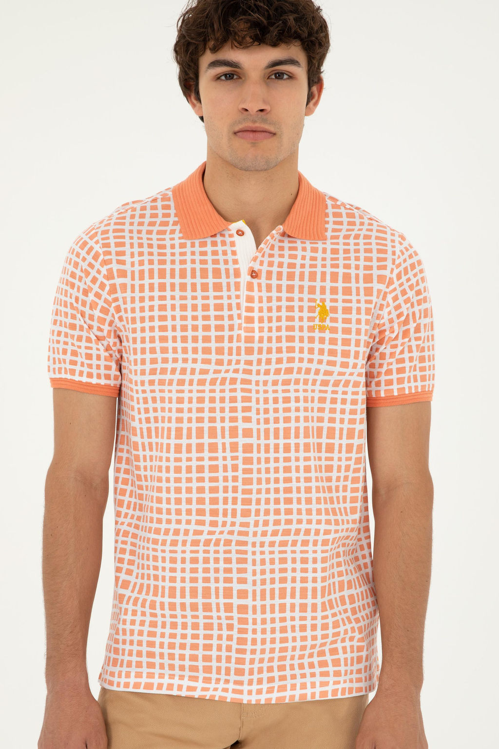 U. S. Polo Assn / Мужская футболка с лососем - U.s. polo assn фото 10