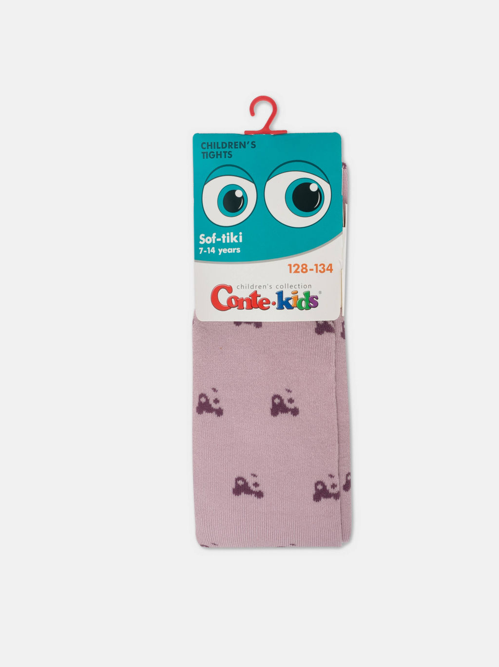 Цена за 2 шт. Колготки детские Conte-kids Колготки SOF-TIKI (махровые внутри) с рисунками пепельно-розовый - Conte elegant фото 5