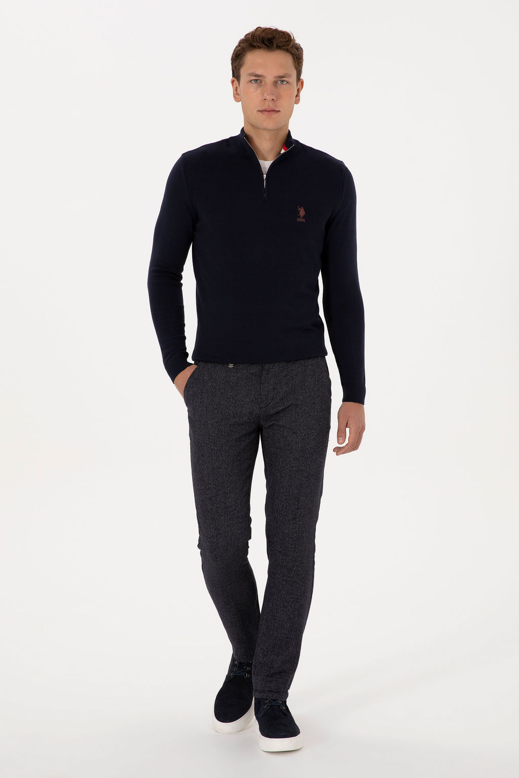 Erkek Lacivert Kazak - U.s. polo assn фото 10