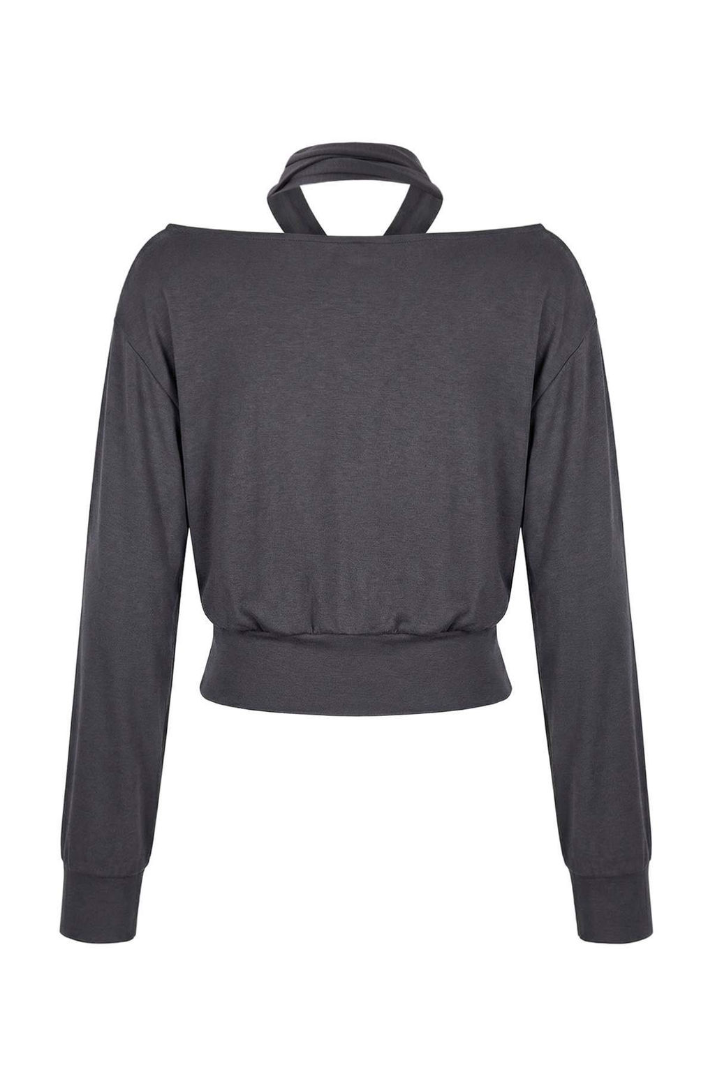 Cok Renkli Cizgili Ac?k Omuzlu Sal Aksesuar Detayl? Regular/Normal Kal?p Orme Bluz TWOAW26BZ00308 - Trendyolmilla фото 10