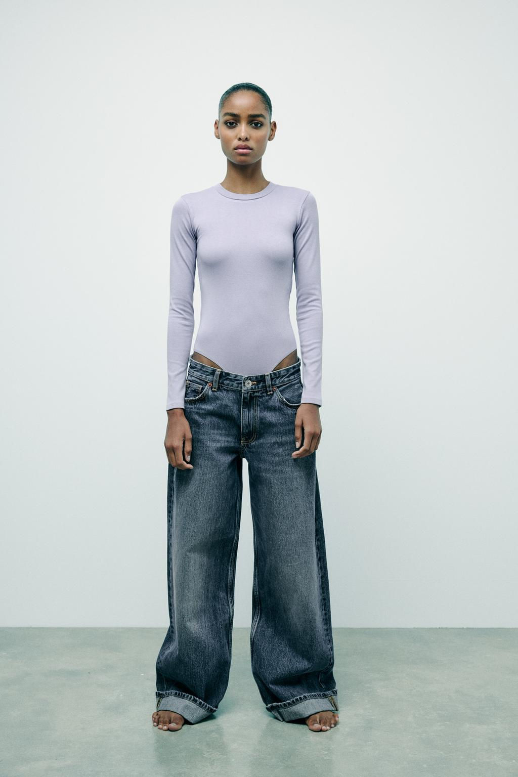 COTTON MODAL BODYSUIT - Zara фото 2