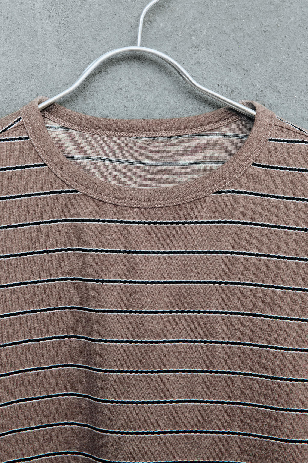 STORIESZ - CAMISETA RAYAS / Marr?n / Crudo - Zara фото 3