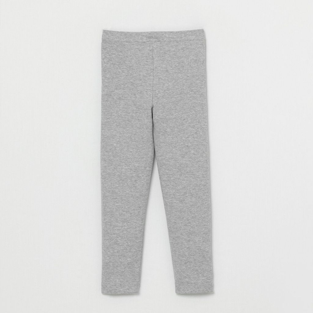 CRB wear/CWKG 10047-11 Брюки модель леггинсы для девочки, светло-серый меланж/Ex.Cherubino  фото 2