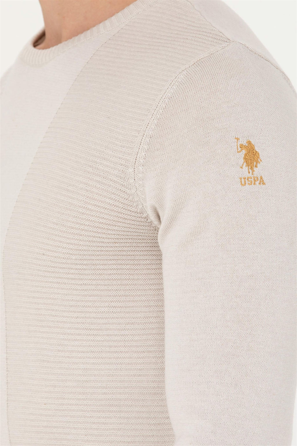 U. S. Polo Assn Мужской свитер с камнем - U.s. polo assn фото 7