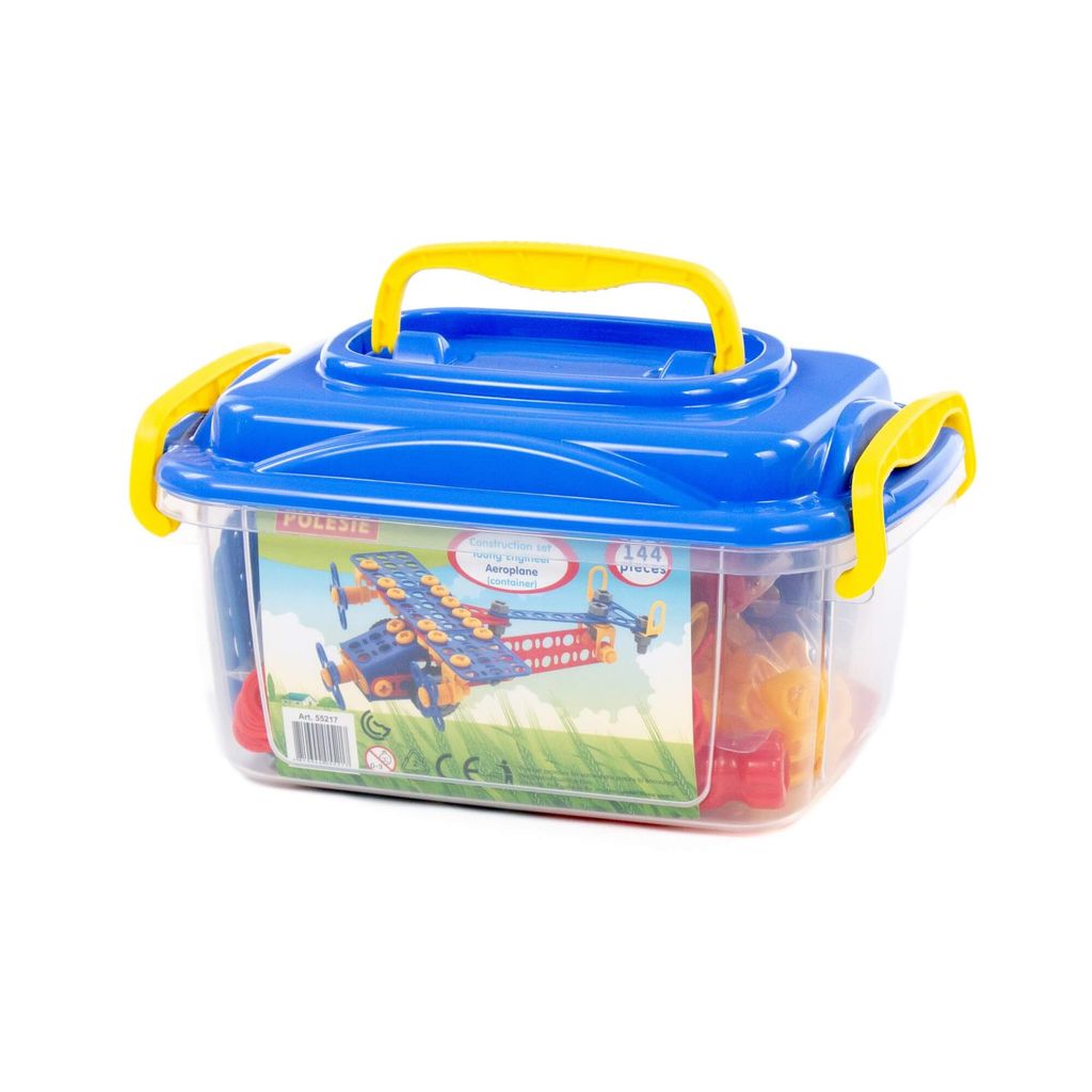 Конструктор Изобретатель - Самолёт №2 (144 элемента) (в контейнере) - Полесье фото 6