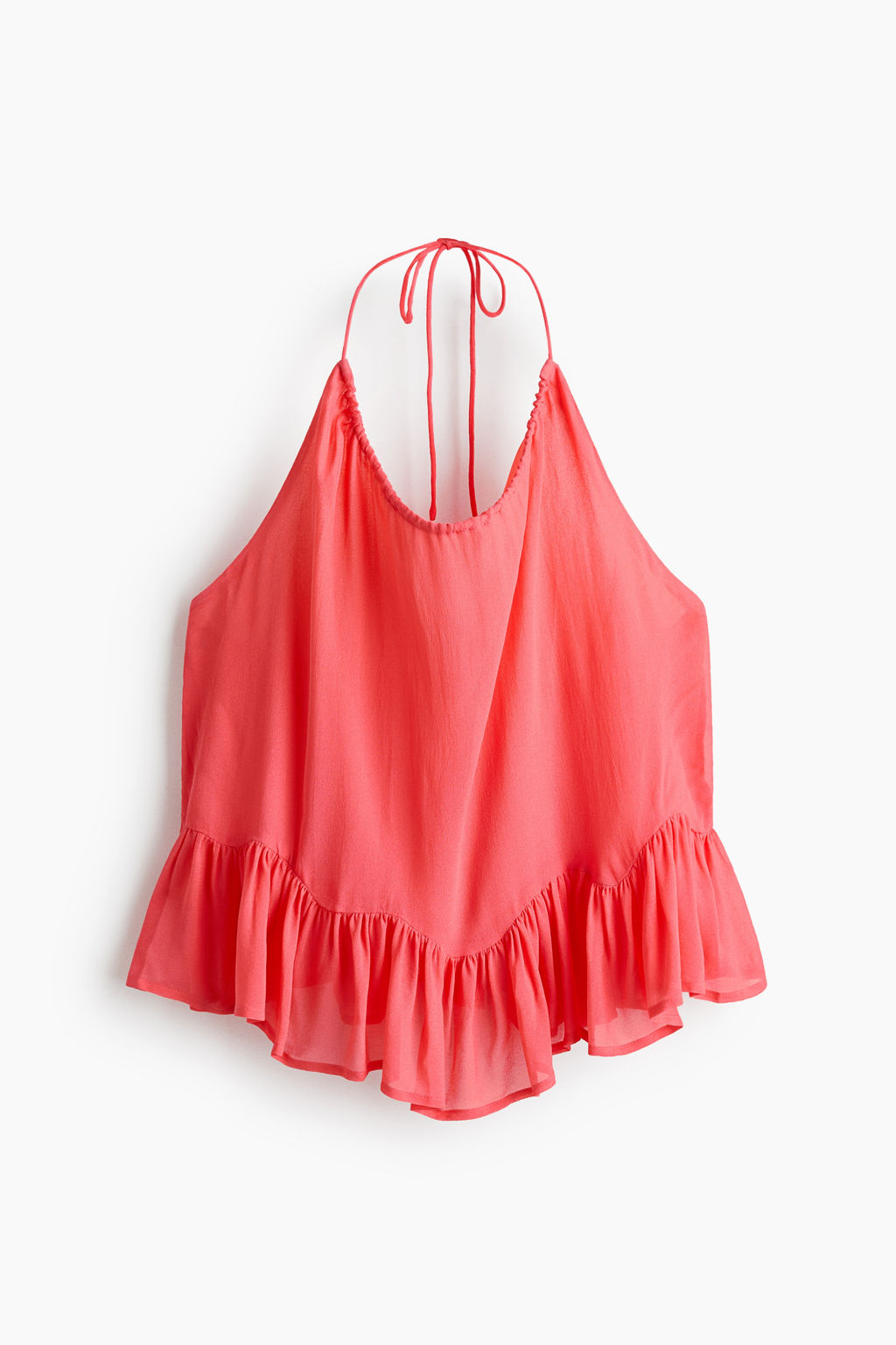 Top halter con volante - H&m фото 2