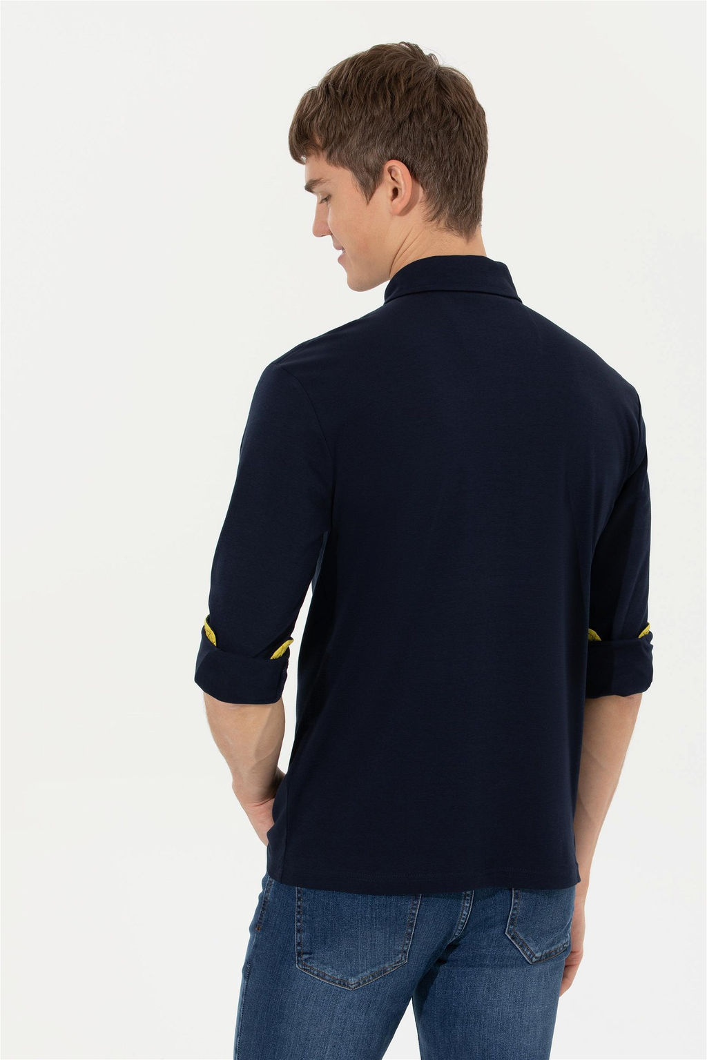 Мужская темно -синяя толстовка Неожиданная скидка в корзине - U.s. polo assn фото 5