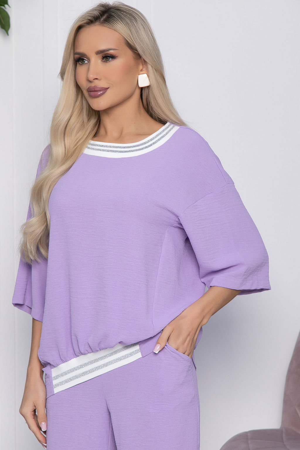 Костюм Римини (лаванда) К10565 - Lt collection фото 5