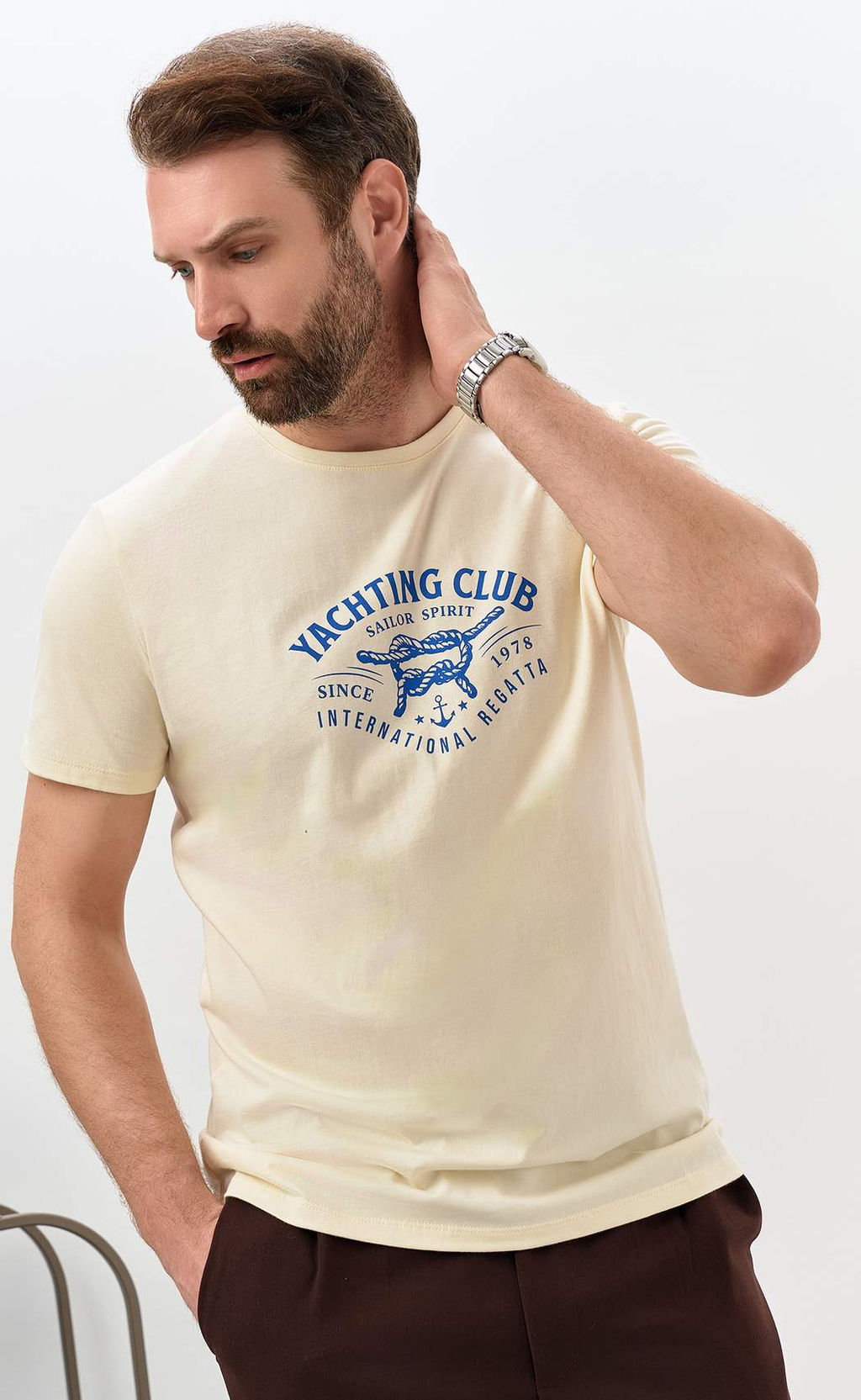 Футболка P611-06-921 l.beige - Primm фото 2