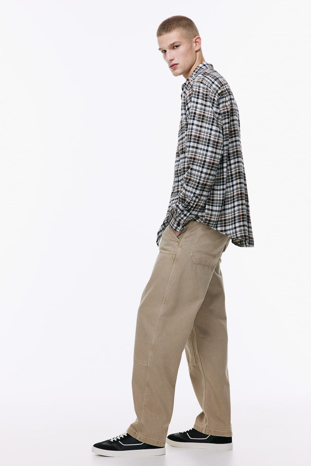 Camisa de franela Loose Fit - H&m фото 5