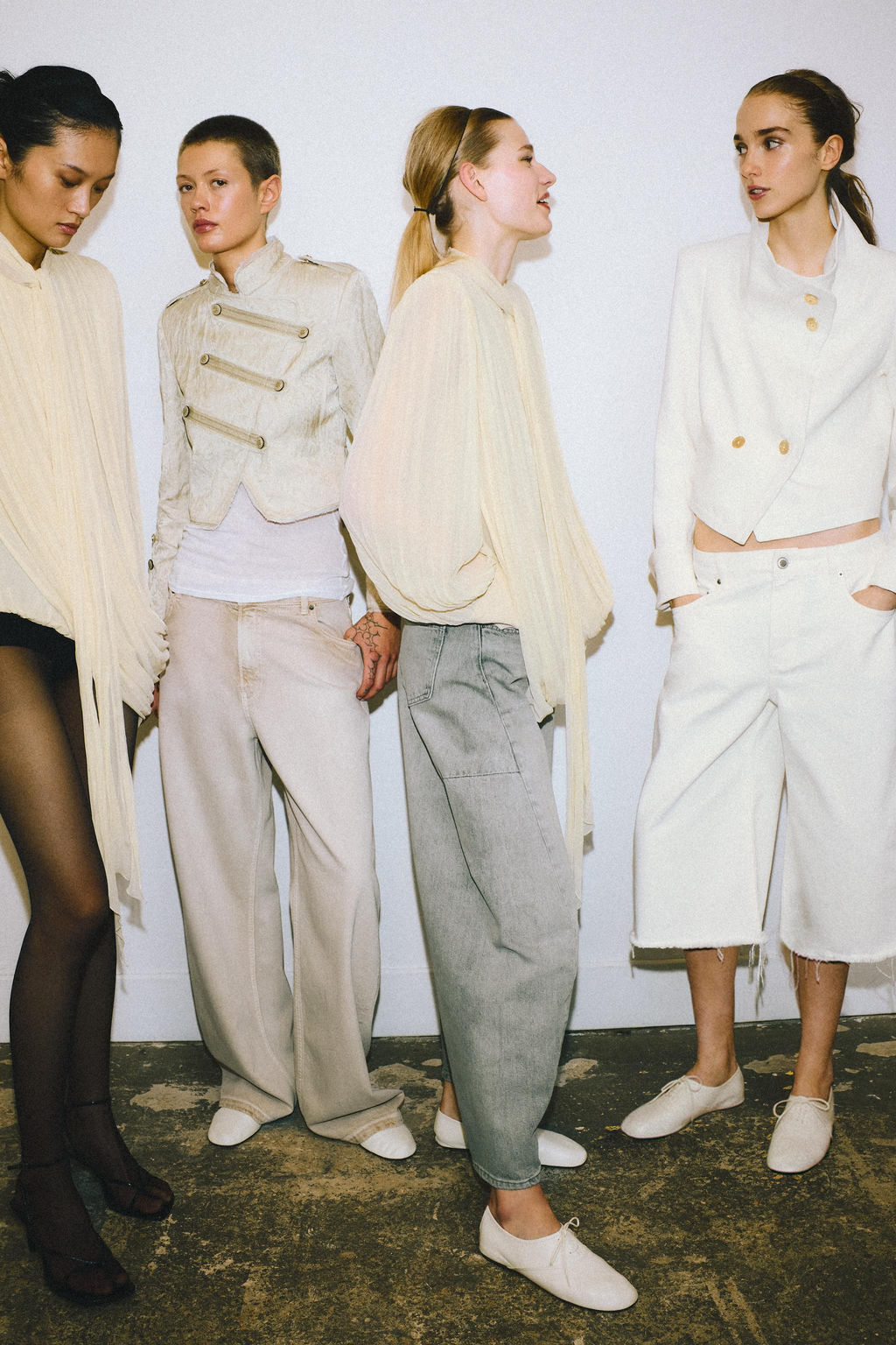 ZW COLLECTION LIMITED EDITION DRAPED BLOUSE WITH SHOULDER PADS - Zara фото 8