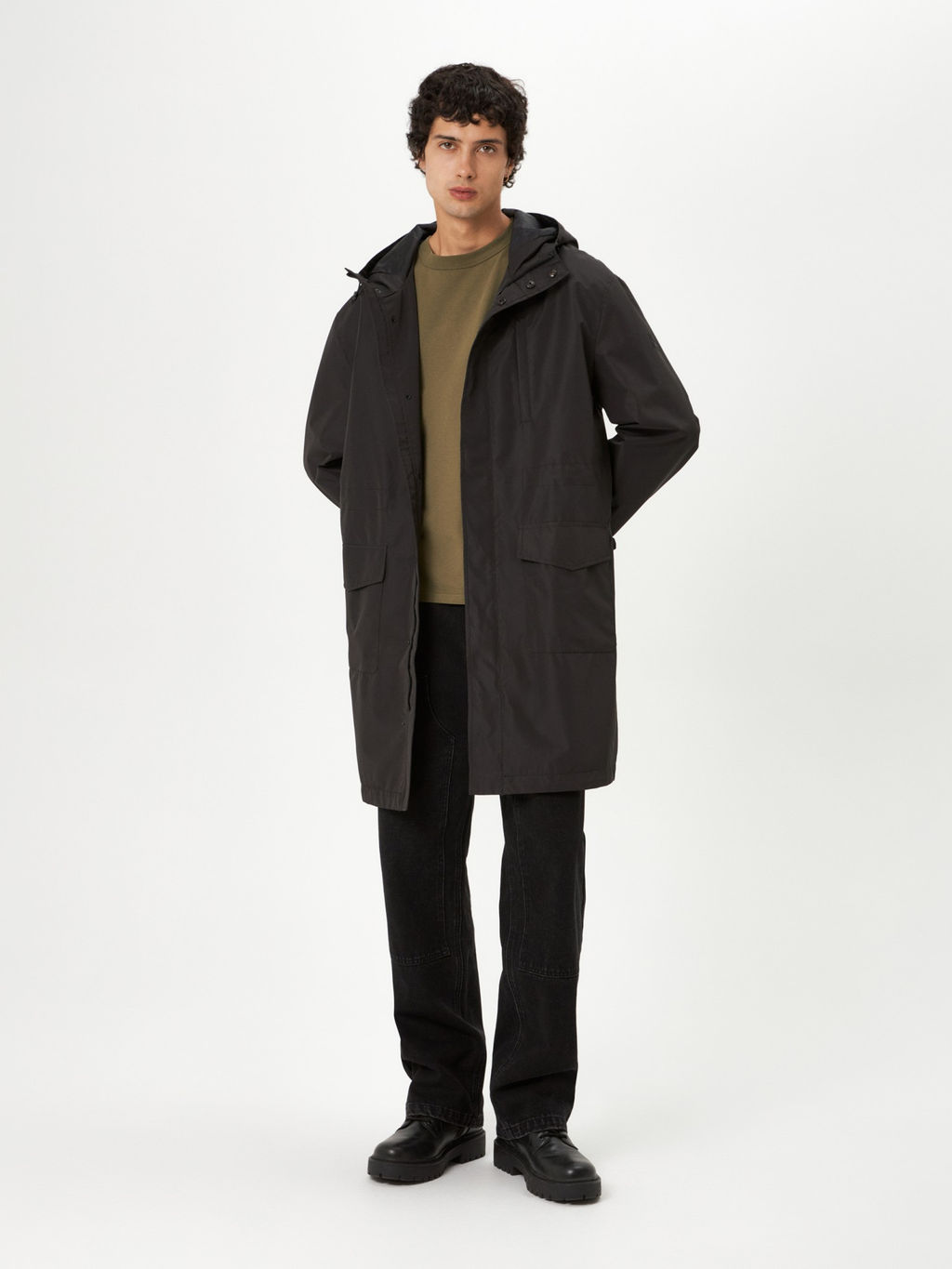 10100130026 Плащ муж. Mitch черный - Concept club фото 3