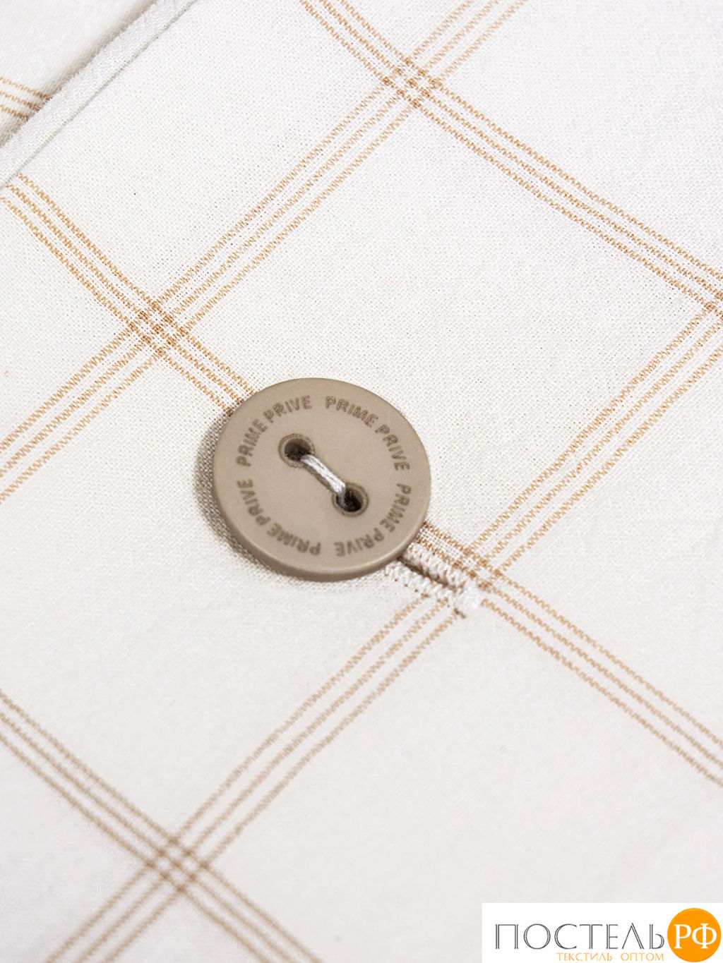 КПБ PRIME PRIVE ВАЛЬБО бел (клетка)  фото 11
