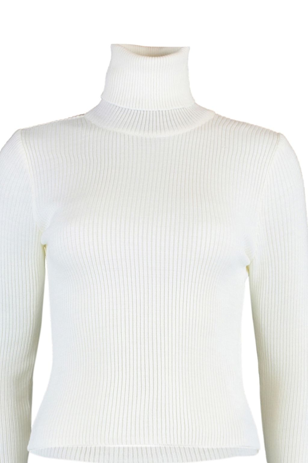 Ekru Basic Bal?kc? Yaka Triko Kazak TWOAW21KZ1279