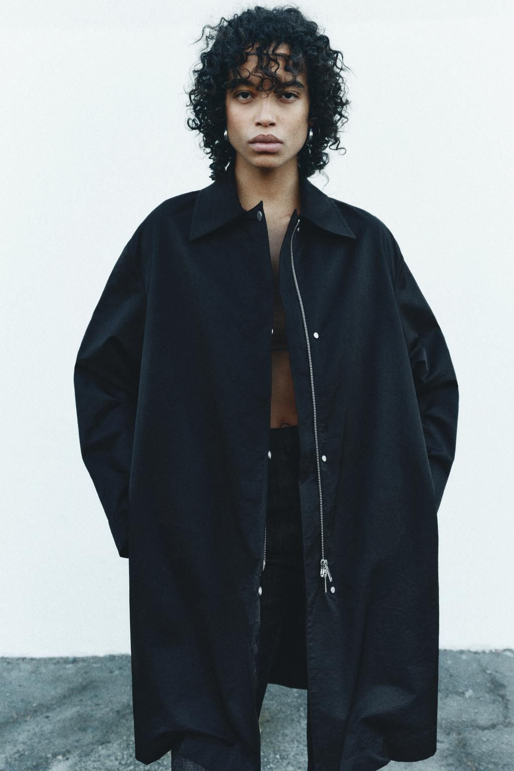 WATER-REPELLENT TRENCH COAT ZW COLLECTION - Zara фото 3