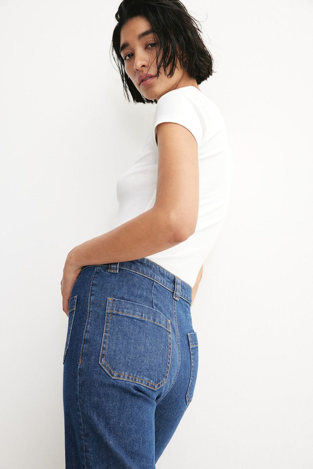 Pantalon denim con raya - H&m фото 4