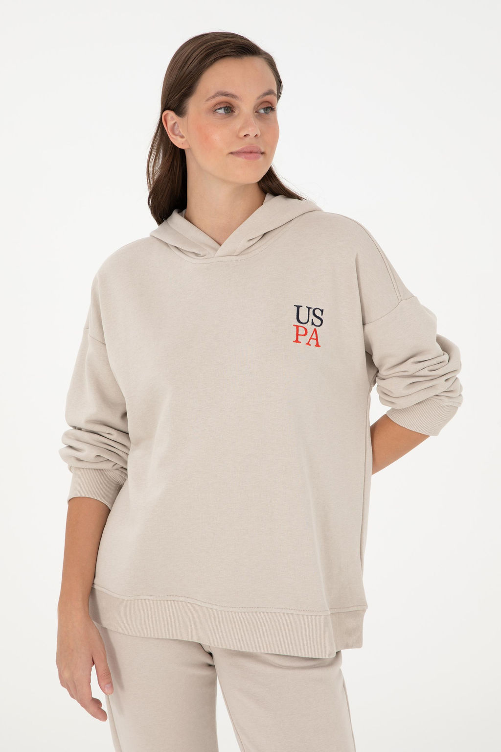 Женский свитшот с камнем Неожиданная скидка в корзине - U.s. polo assn фото 3