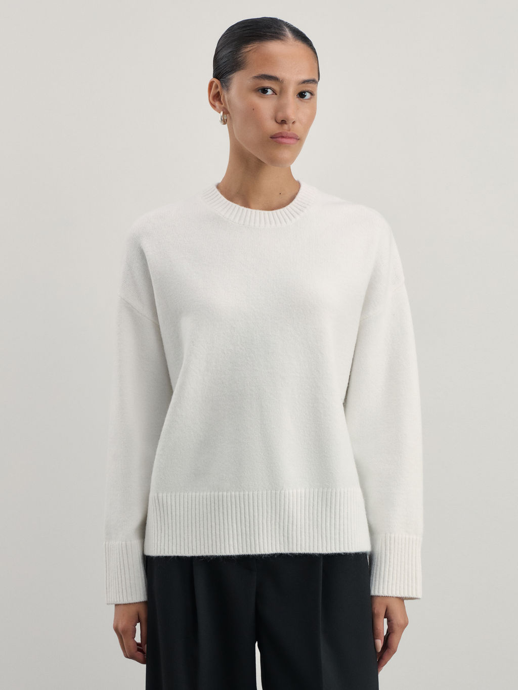 Базовый джемпер с добавлением шерсти / Zarina  фото 3