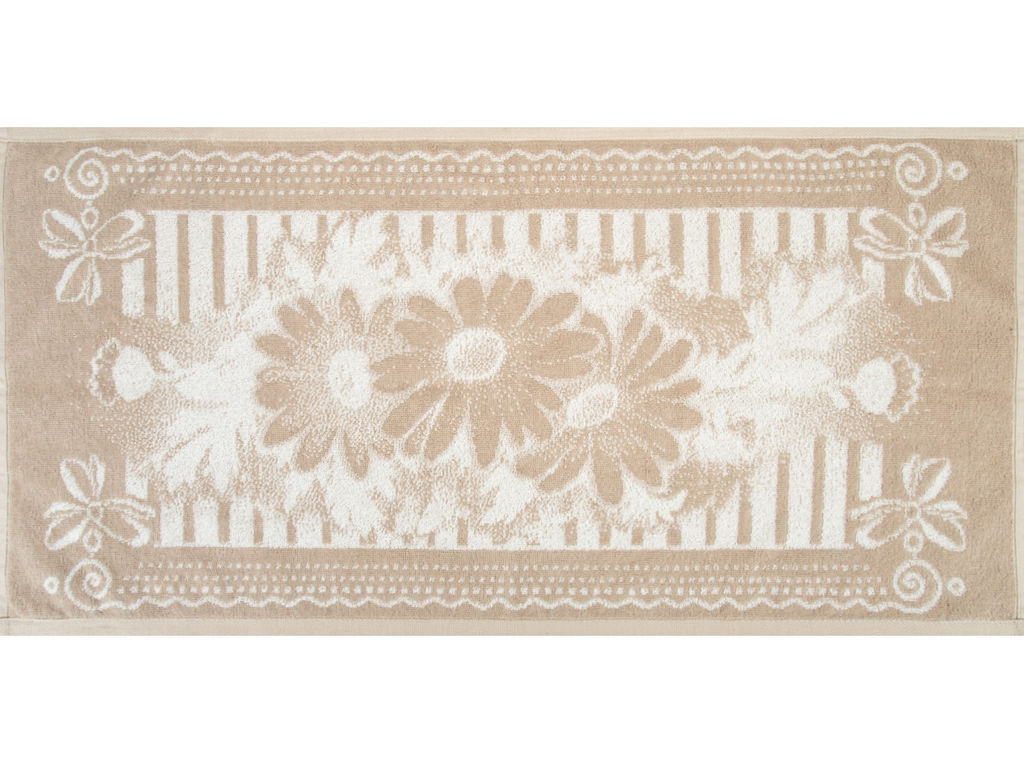 Полотенце махровое 6с104.513ж2 Ромашечки (лен3) 81х40см