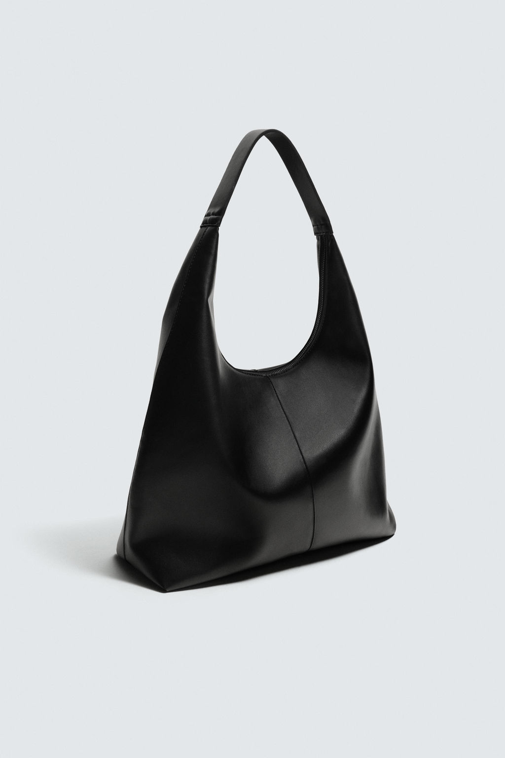 BOLSO SHOPPER LISO / Negro - Zara фото 4