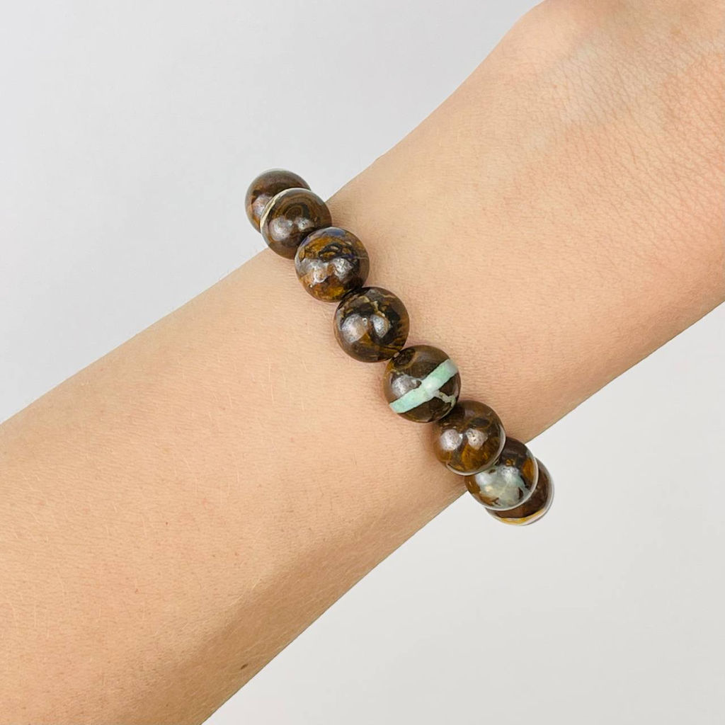 Браслет из древесного Опала 18 см