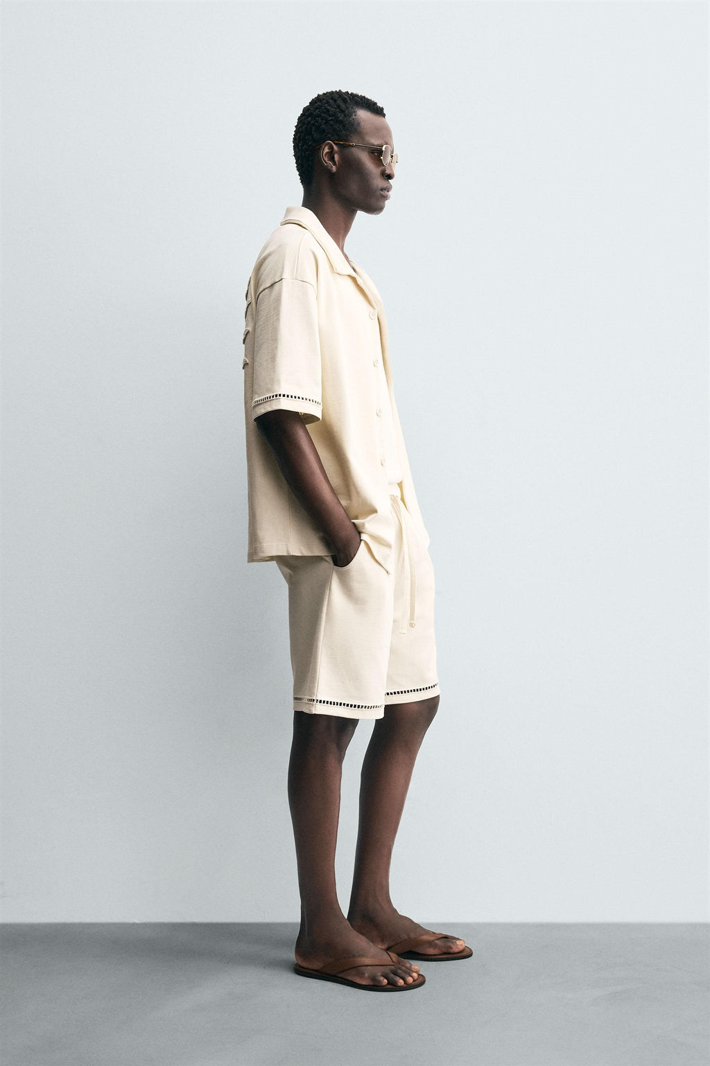 COMFORT STITCH BERMUDA SHORTS - Zara фото 4