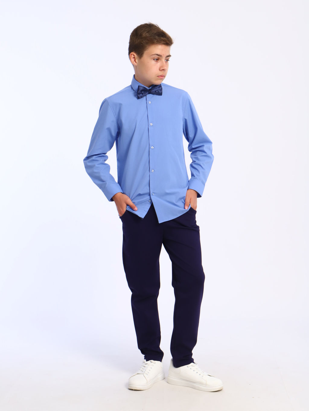 Ладошки / Рубашка Школьник белый  фото 25