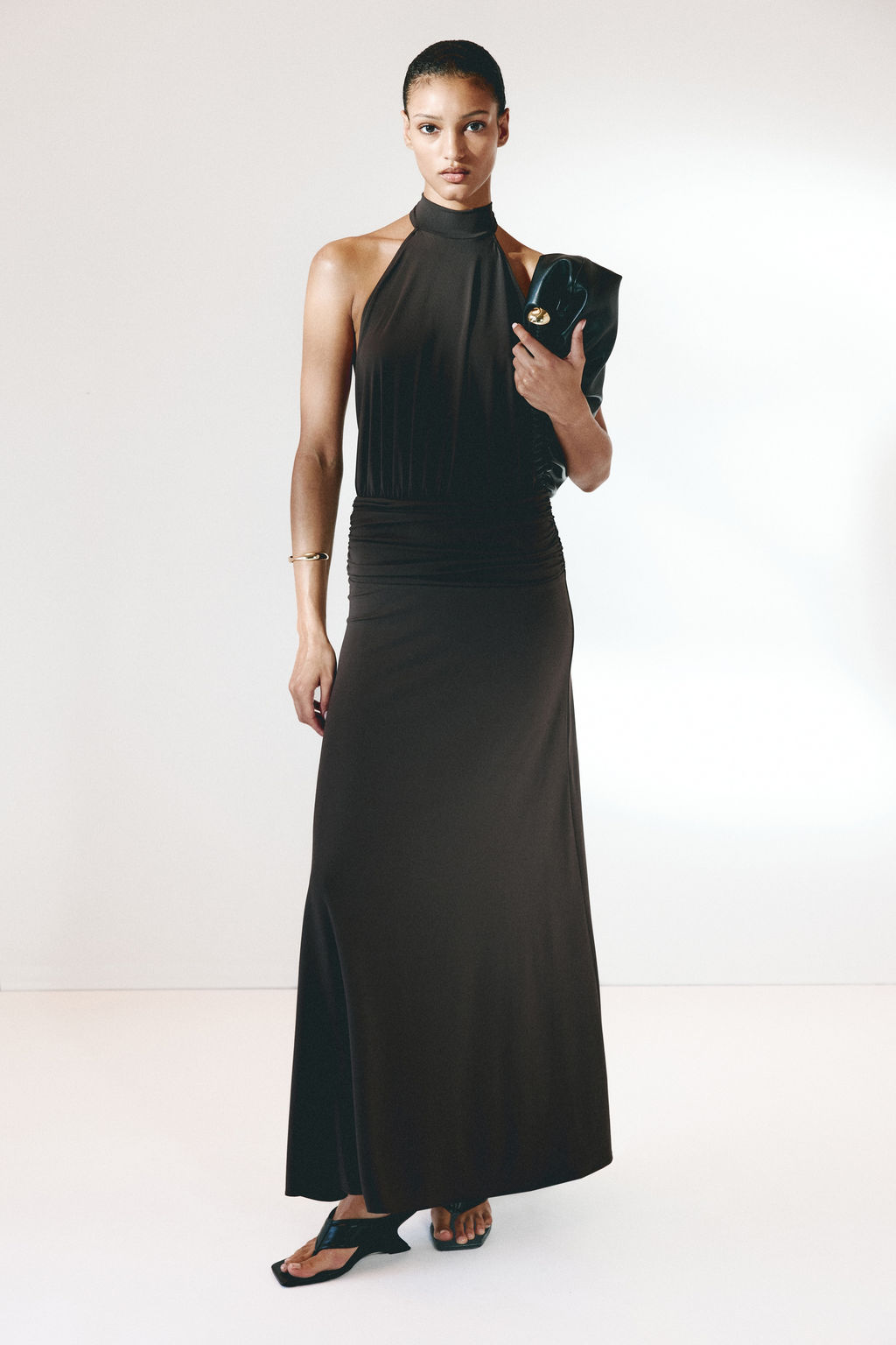 Maxivestido con escote halter - H&m фото 6