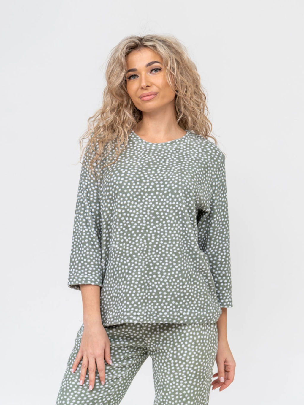 Костюм женский, цвет зеленый