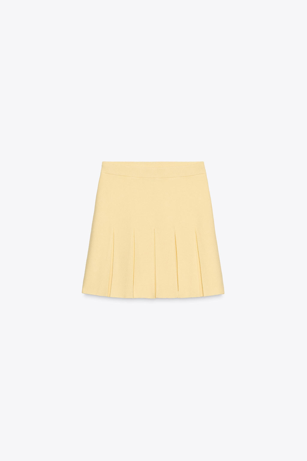 PLEATED KNIT MINI SKIRT - Zara фото 13