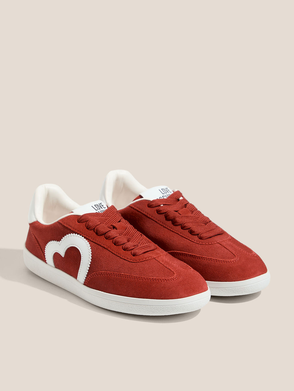 Женские кеды LOVE MOSCHINO CLOUD LOVE Артикул 4562486, красный  фото 2