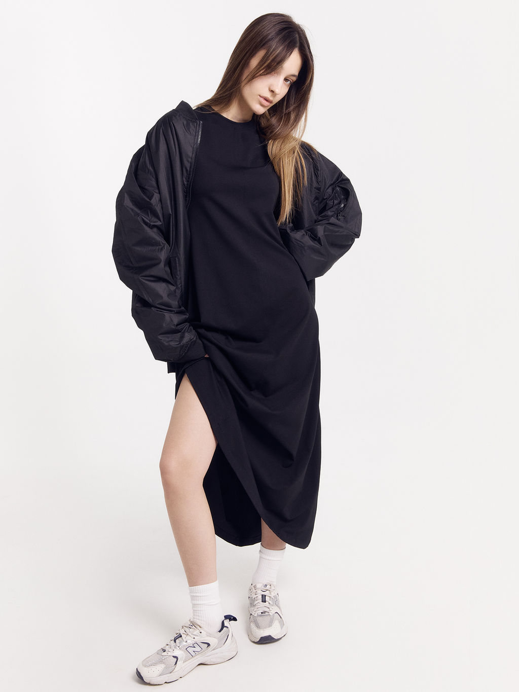 Платье женское в черном цвете черный 152630