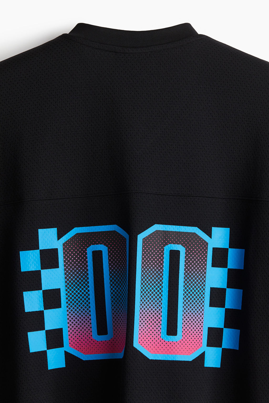 Camiseta de malla con estampado Oversized Fit - H&m фото 8