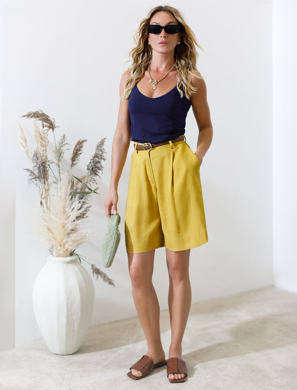 Топ из премиального хлопка с эластаном