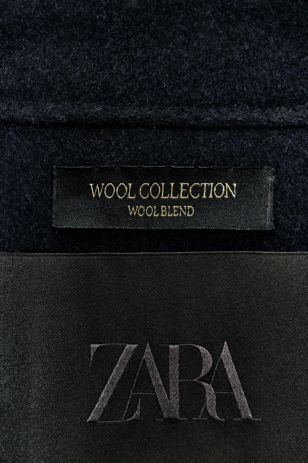 OVERSIZE WOOL BLEND CAPE ZW COLLECTION LIMITED EDITION - Zara фото 5