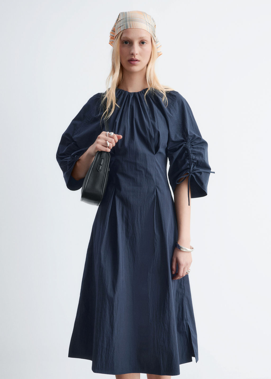 Vestido midi escultural con cordones de ajuste - H&m фото 9