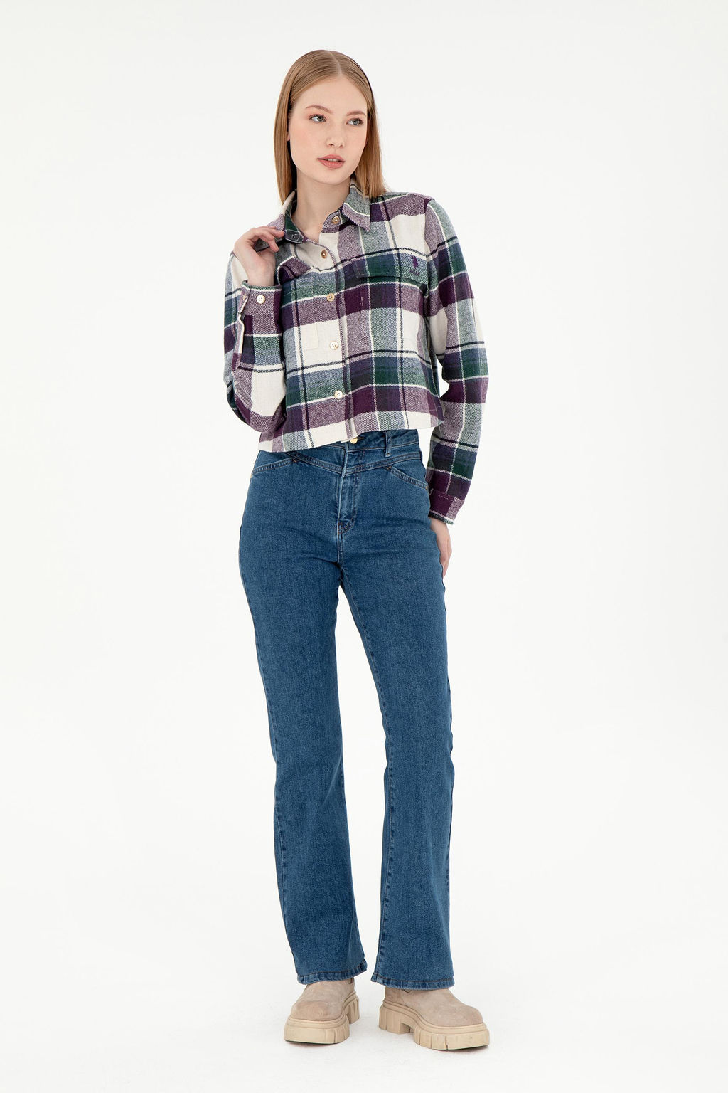 Женские синие джинсовые брюки Неожиданная скидка в корзине - U.s. polo assn фото 3