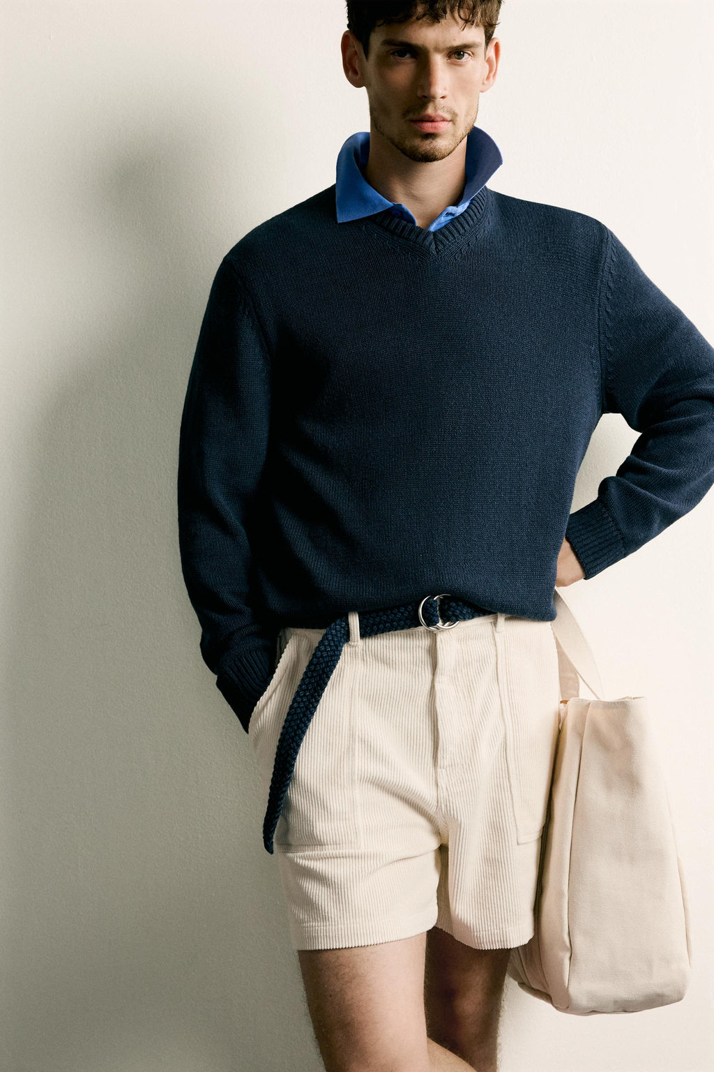 BERMUDA REGULAR FIT PANA / Crudo - Zara фото 4