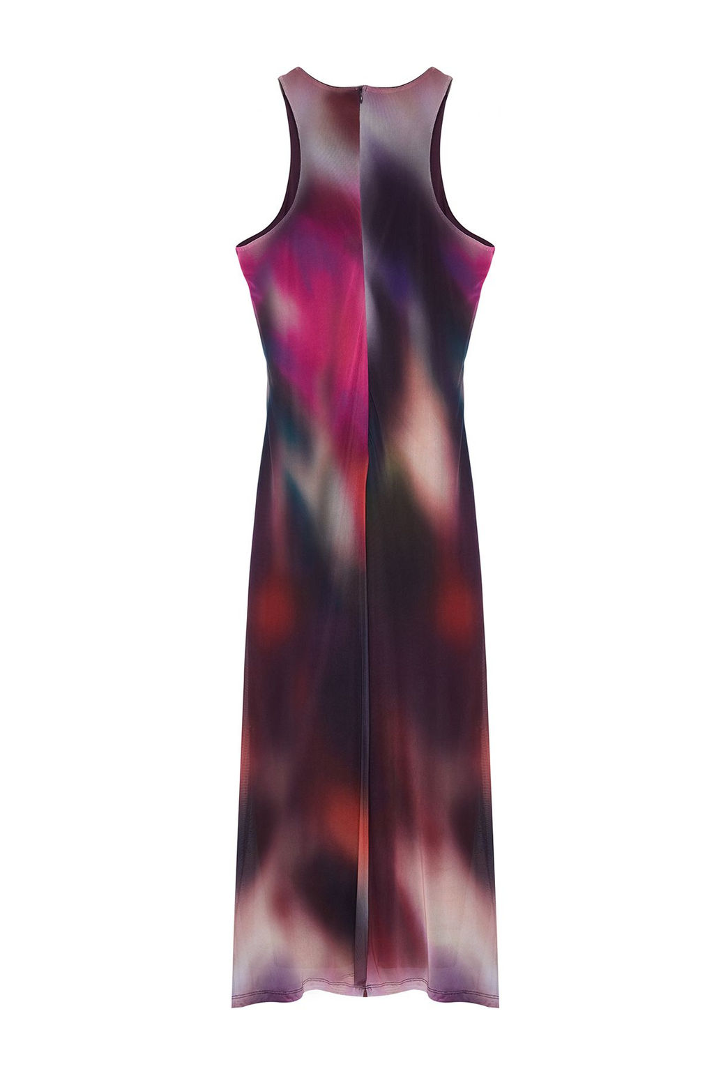 Cok Renkli Degrade Orme Tul S?k Abiye Elbise TPRSS24EL00202